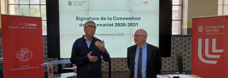 Convention Cnam et Université de Lille