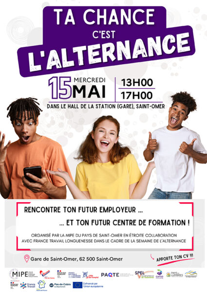 Forum alternance à Saint Omer le 15 mai 2024