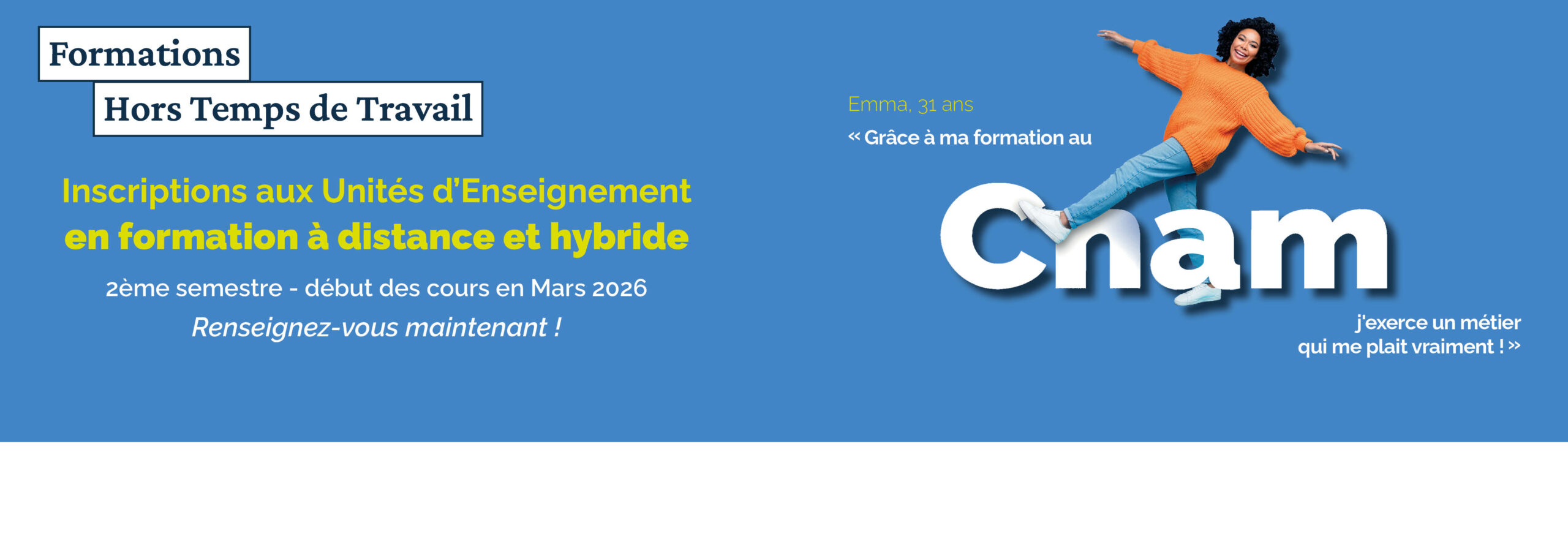Formations hors temps de travail, en présentiel ou formations à distance et hybride