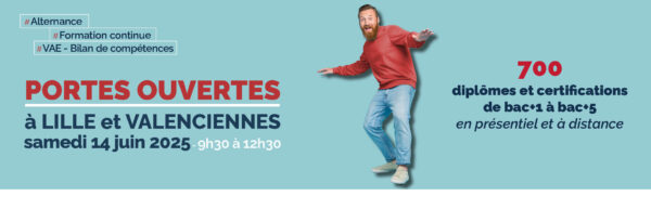 Journée portes ouvertes formations aux centres Cnam de Lille et de Valenciennes