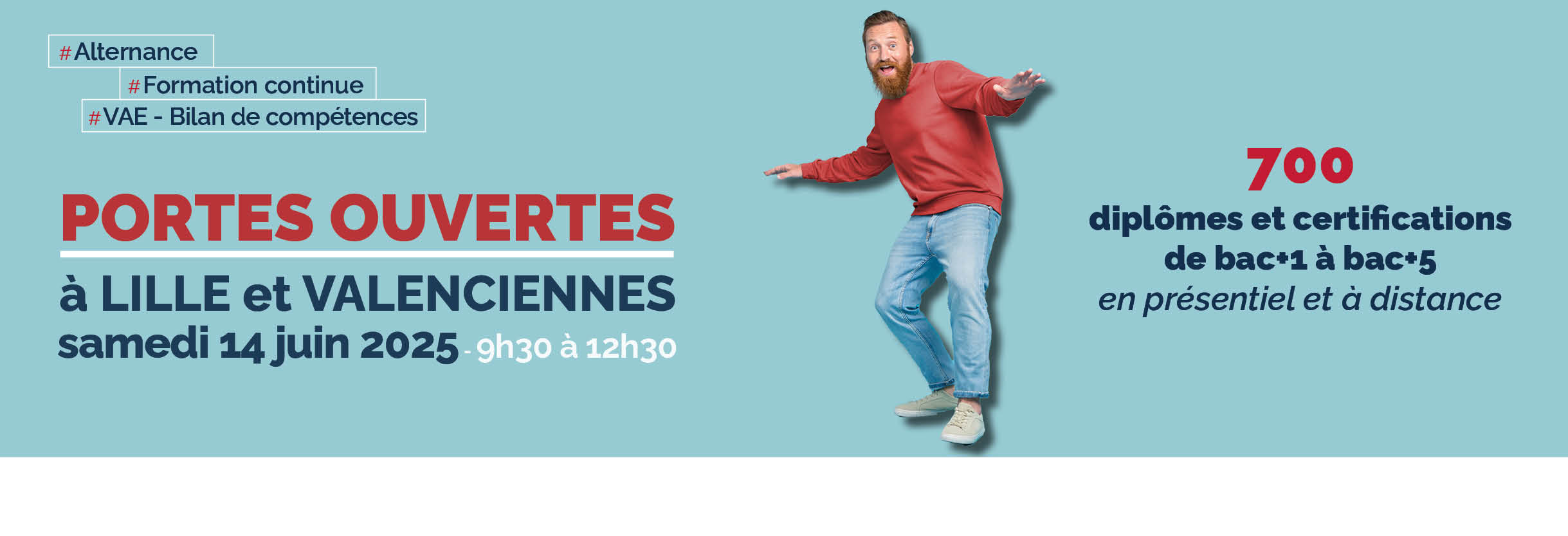 Journée portes ouvertes formations aux centres Cnam de Lille et de Valenciennes