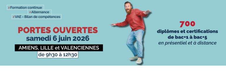 Journée portes ouvertes formations aux centres Cnam de Lille et de Valenciennes