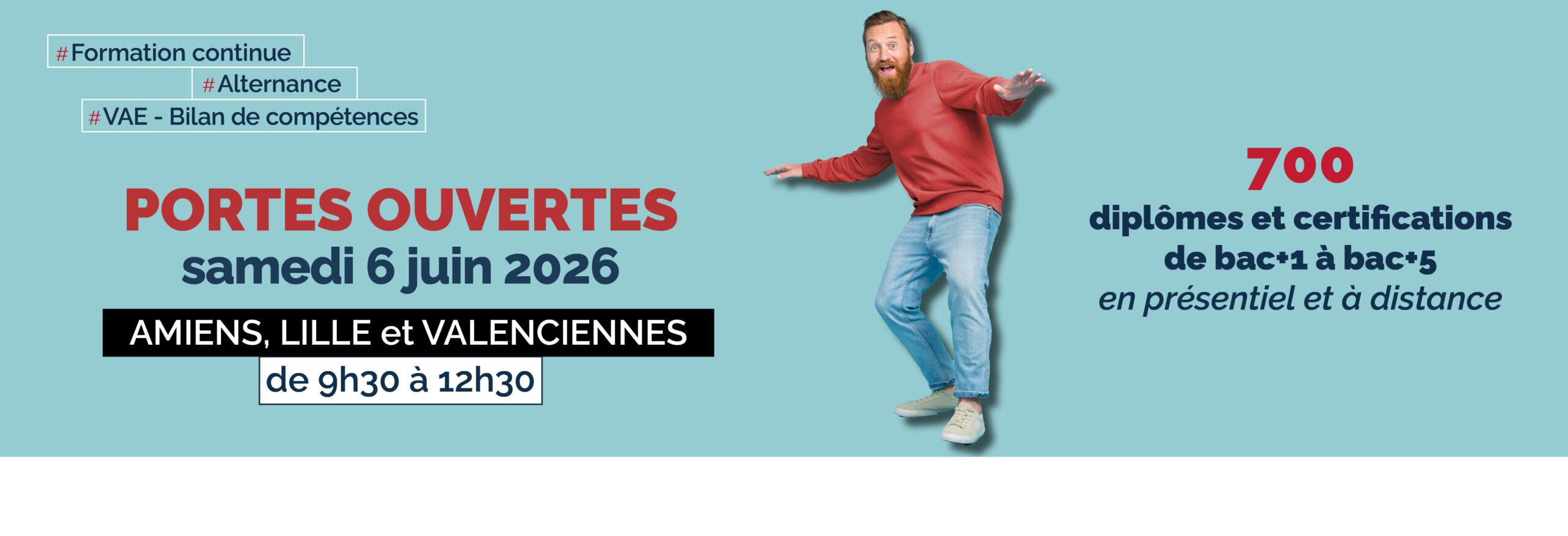 Journée portes ouvertes formations aux centres Cnam de Lille et de Valenciennes