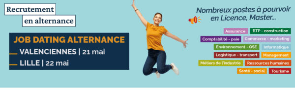 Job dating alternance à Lille et à Valenciennes