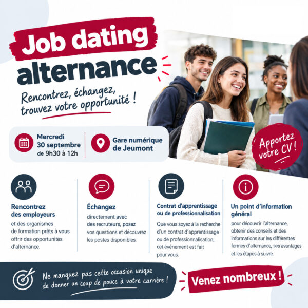 Job Dating Alternance à Jeumont