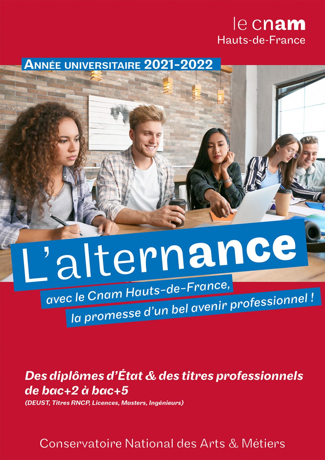 Offre de formations en alternance au Cnam HdF