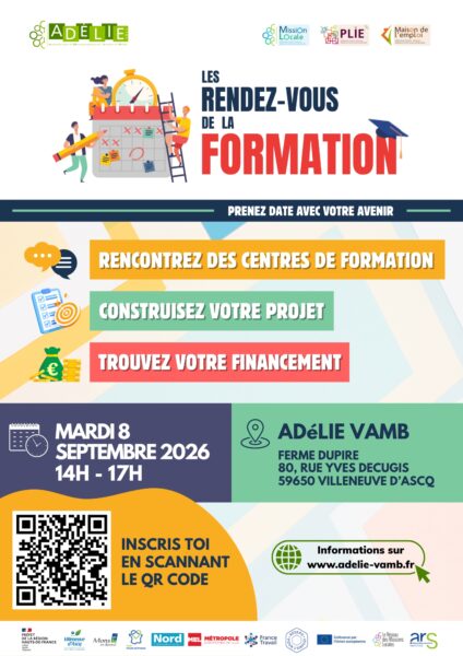 Les rendez vous de la formation à Villeneuve d'ascq en septembre 2025