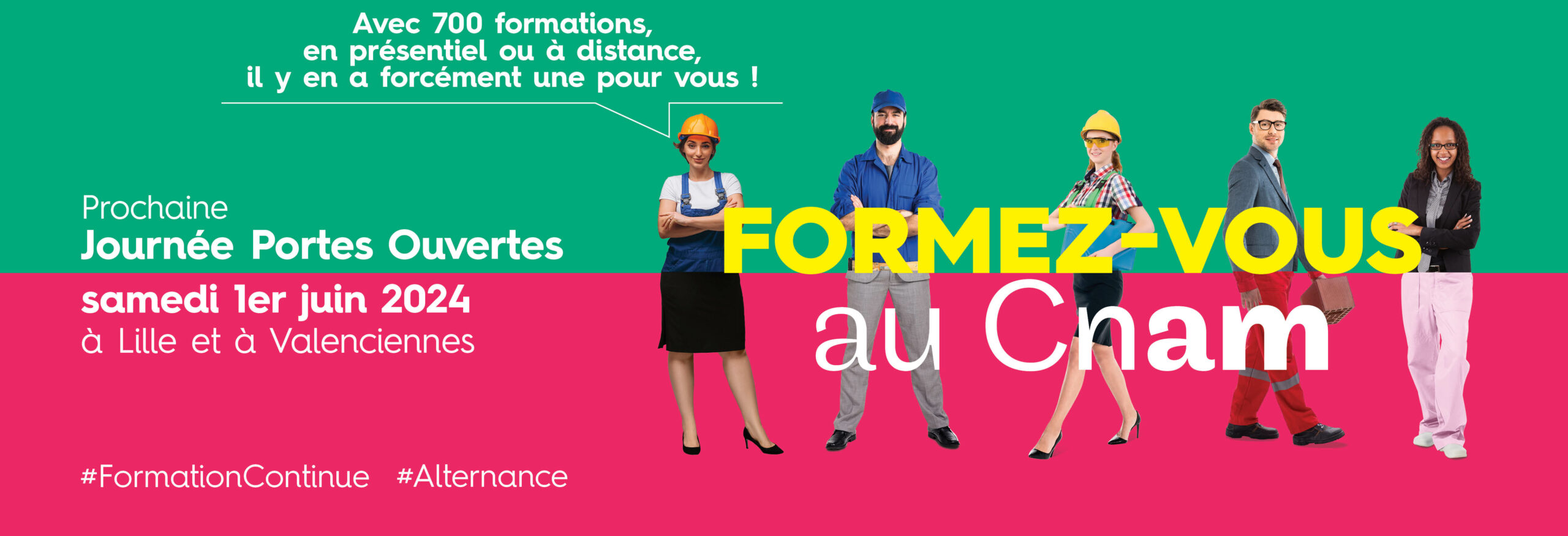 Information et inscriptions formation continue et alternance avec le Cnam Hauts de France