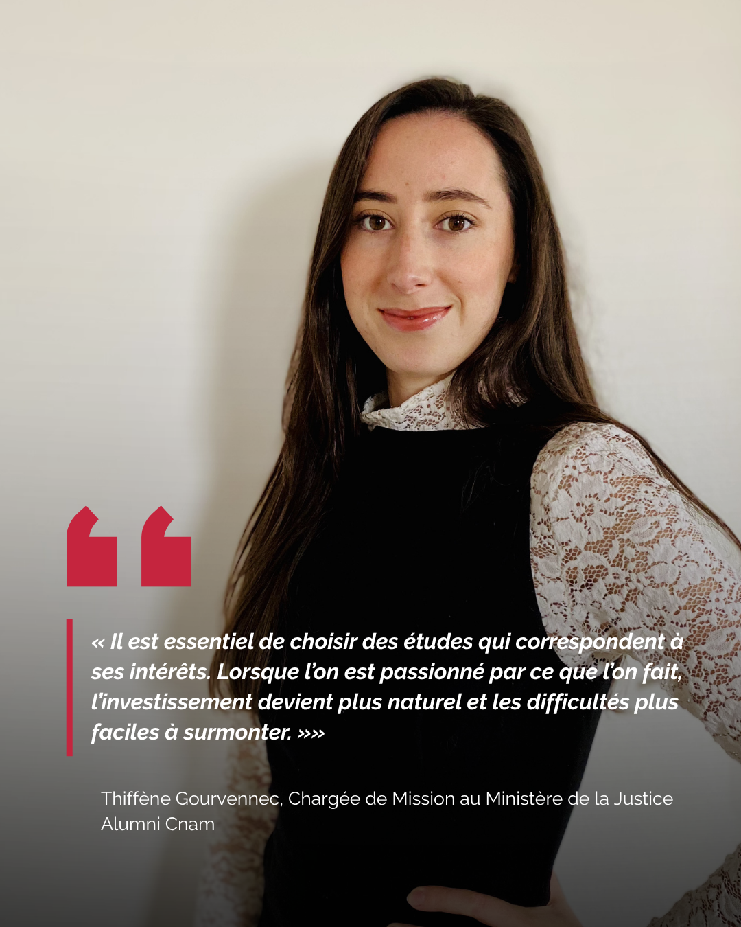 Portrait d'Alumni Thiffène Gourvennec a obtenu un Master management de projet et d'affaires en alternance avec le Cnam Hauts de France 