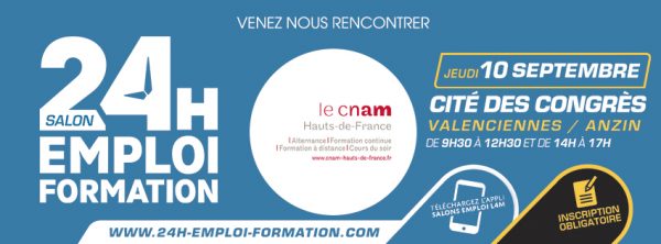 salon emploi formation à valenciennes le 10 septembre 2020