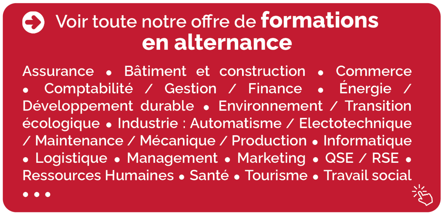 Voir toute notre offre de diplômes en alternance