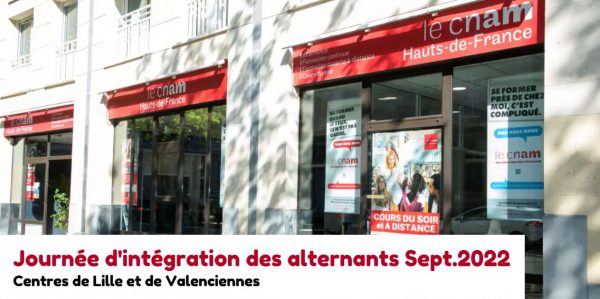Journée d'intégration des alternants du Cnam HdF, territoire Nord, centres de Lille et de Valenciennes