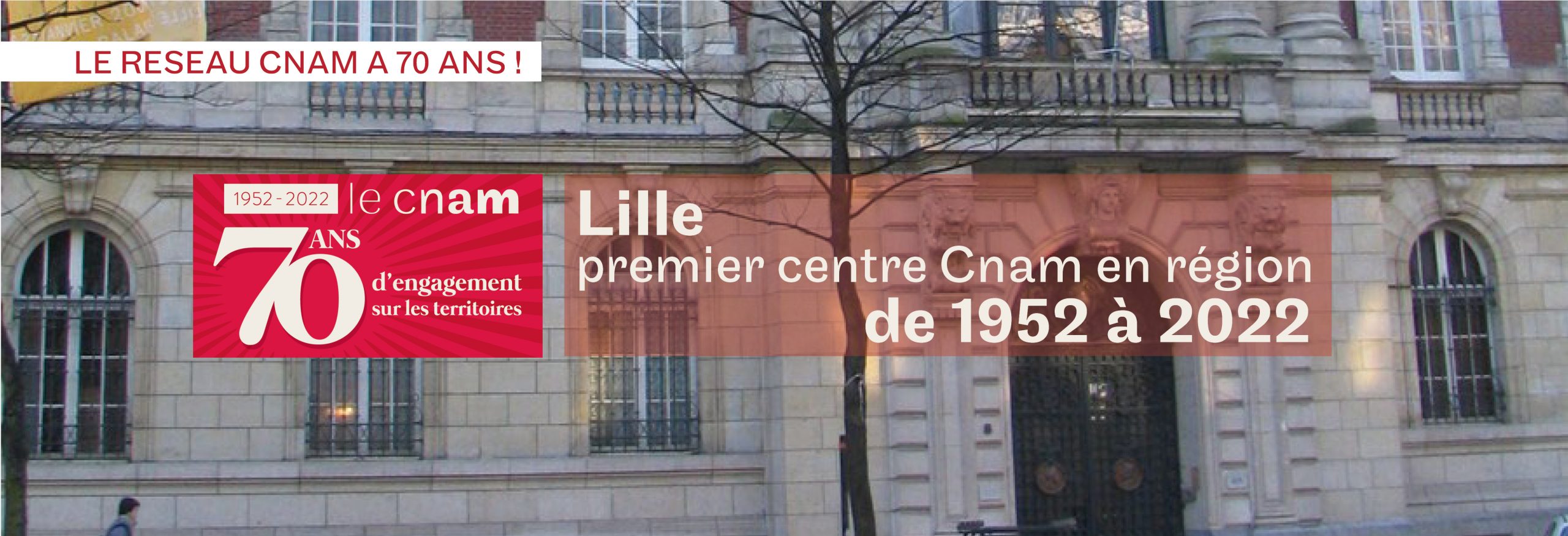 Le réseau Cnam a 70 ans - Lille, premier centre Cnam en région : de 1952 à 2022